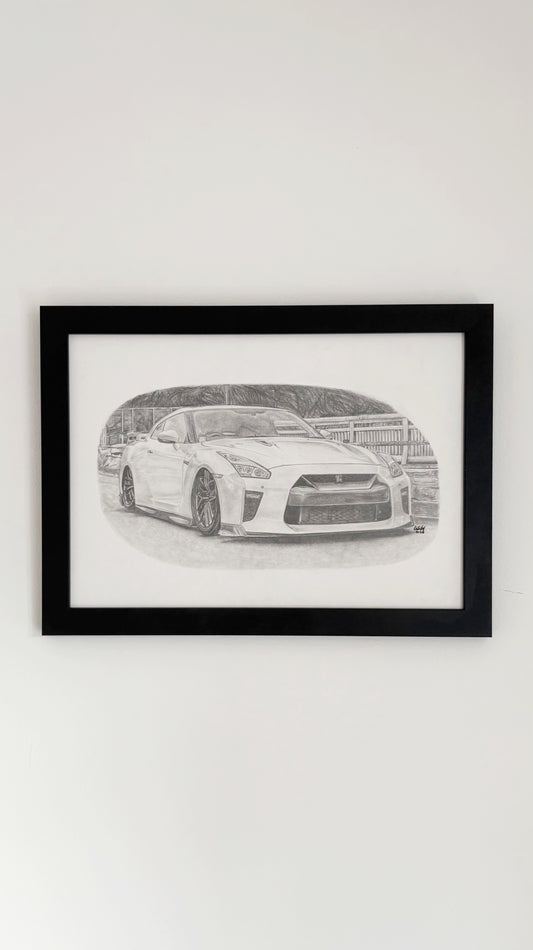 'GTR R35' - PRINT