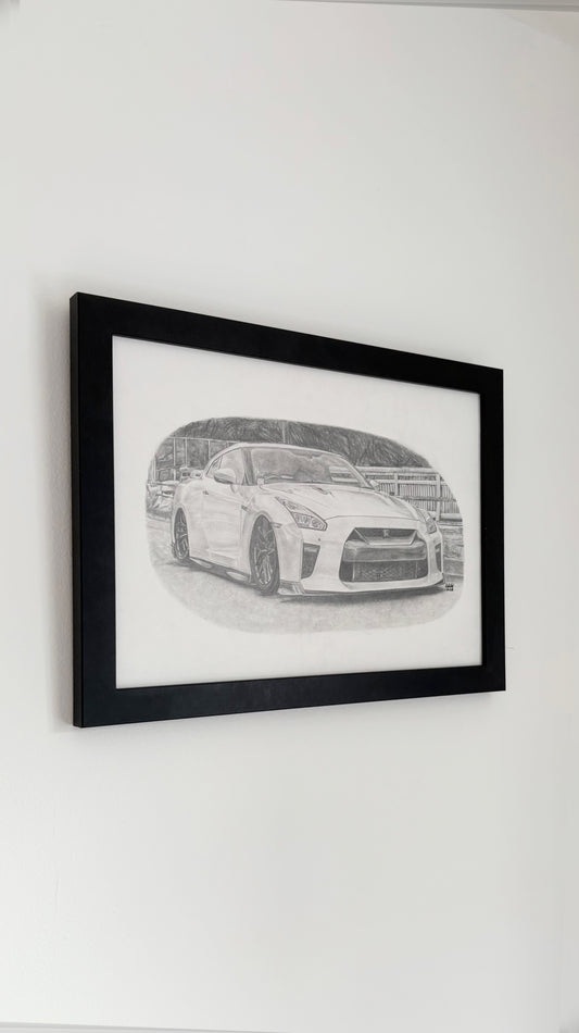 'GTR R35' - PRINT